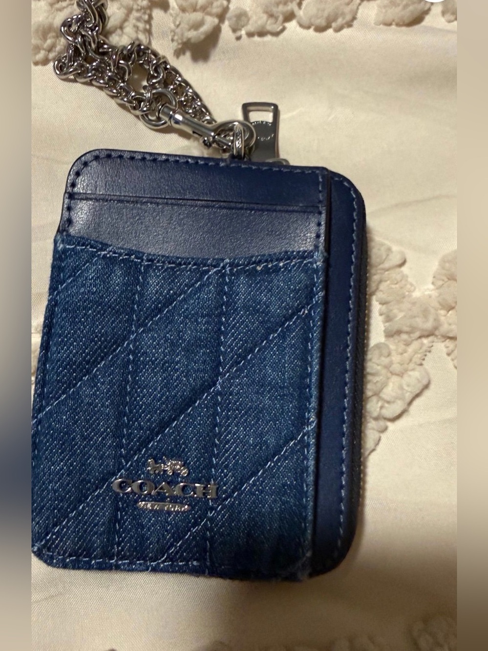 COACH Zip Card Case
In Signature Denim
